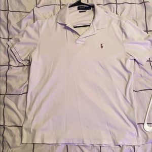 ralph lauren white polo size large